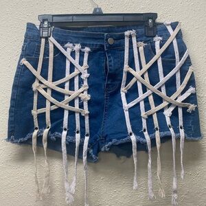 Light Wash Denim Shorts Size 2XL